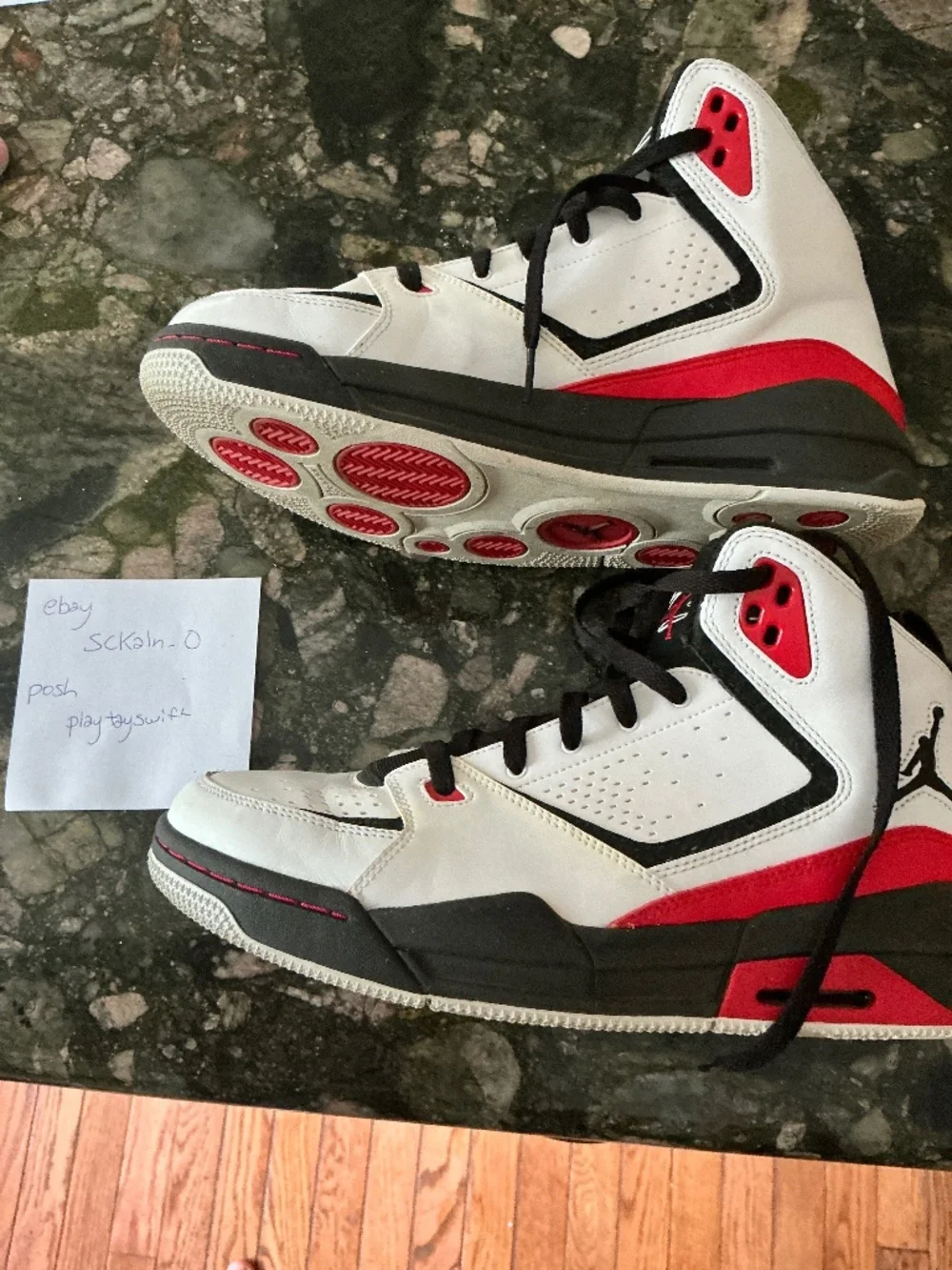 Jordan Flight Club ’91 White/Black/Red Size 10.5